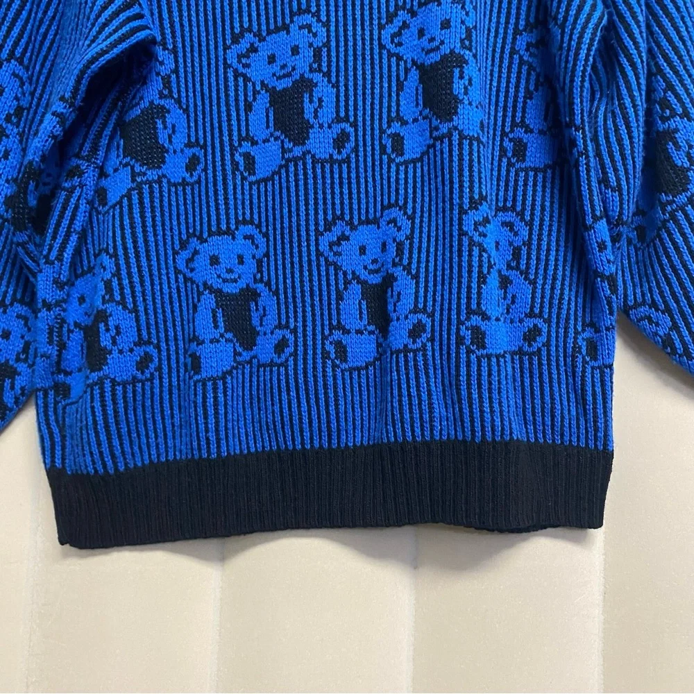 Vintage Adele Knitwear Women’s Sweater Teddy Bear Pullover 1980s 80s